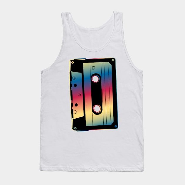 Old School Hip Hop Dj Cassette Mix Tape Tank Top by A-Buddies